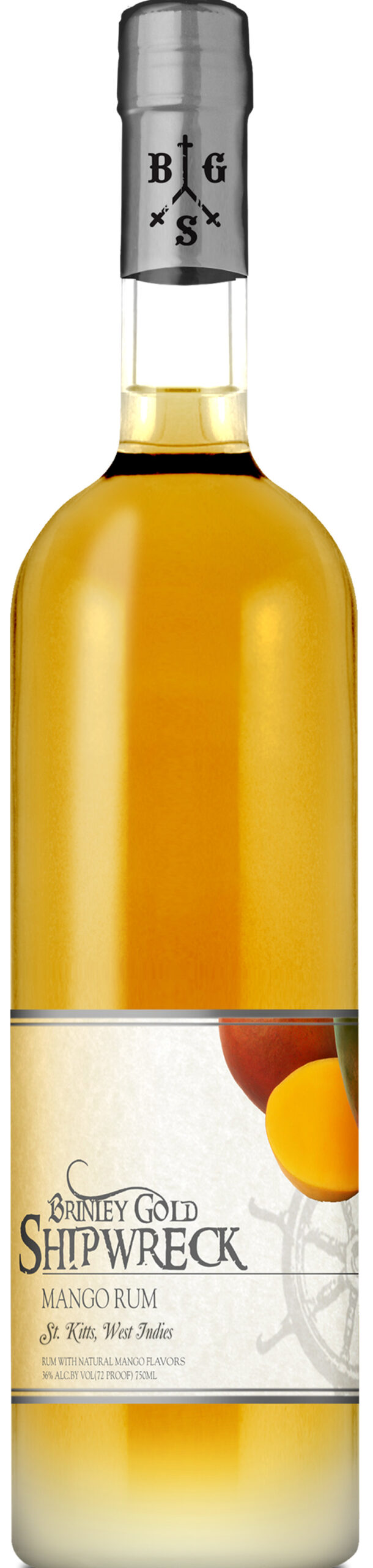 Buy Brinley Shipwreck Rum Mango 750ML Online -Craft City