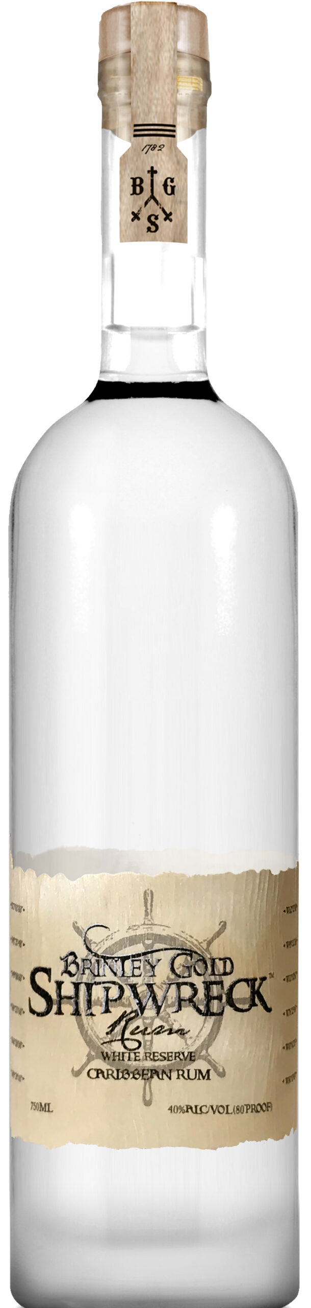 Buy Brinley Shipwreck Rum White Reserva 750ML Online -Craft City