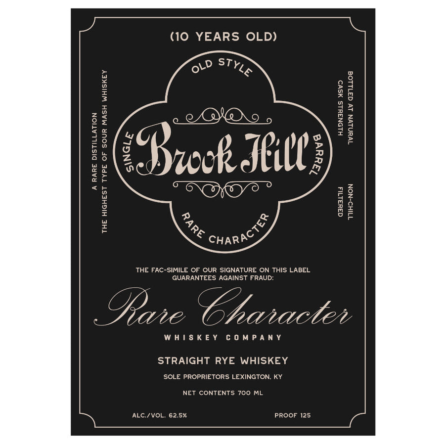 Buy Brook Hill 10 Year Old Straight Rye Online -Craft City
