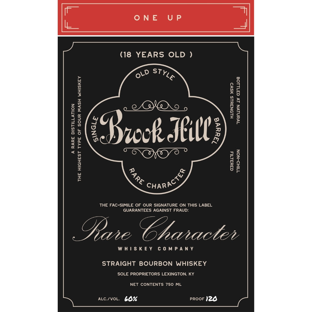 Buy Brook Hill 18 Year Old "One Up" Bourbon Online -Craft City