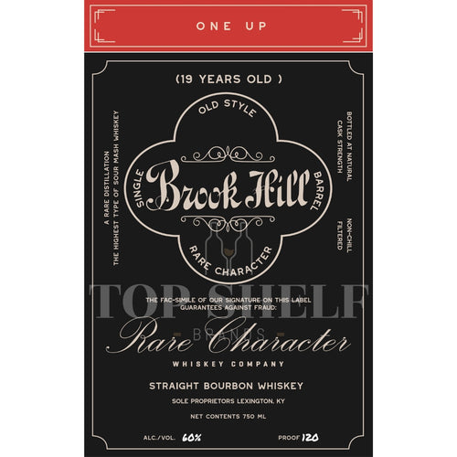 Buy Brook Hill 19 Year Old "One Up" Bourbon Online -Craft City