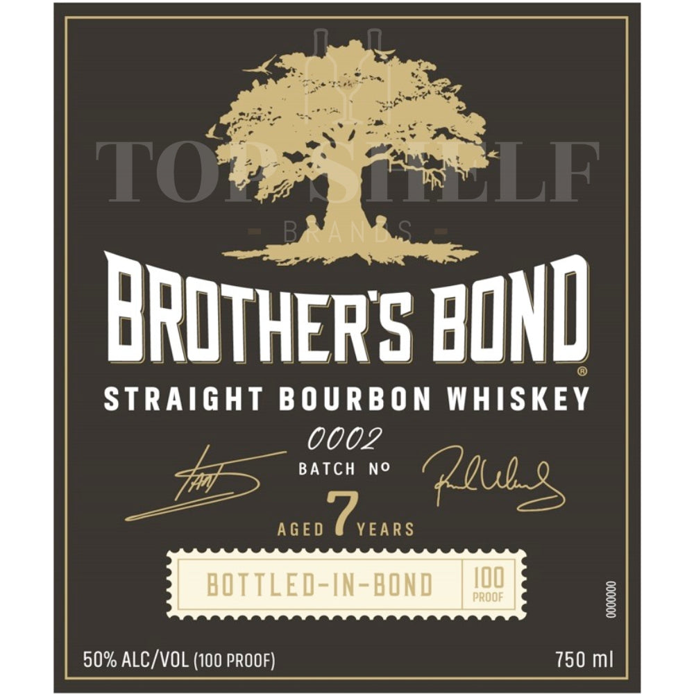 Buy Brotherôs Bond 7 Year Old Bottled in Bond Bourbon Batch 2 Online -Craft City