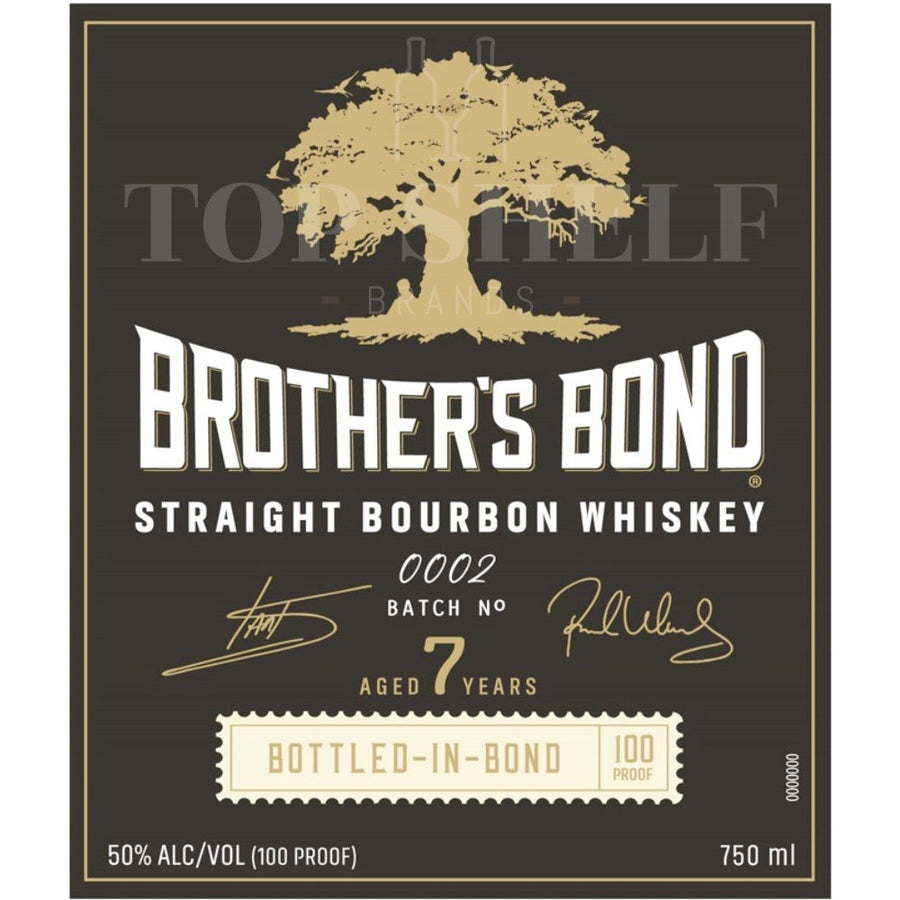 Buy Brotherôs Bond 7 Year Old Bottled in Bond Bourbon Batch 2 Online -Craft City