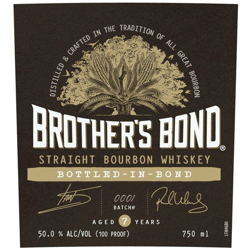 Buy Brother'•s Bond 7 Year Old Bottled in Bond Bourbon Online -Craft City