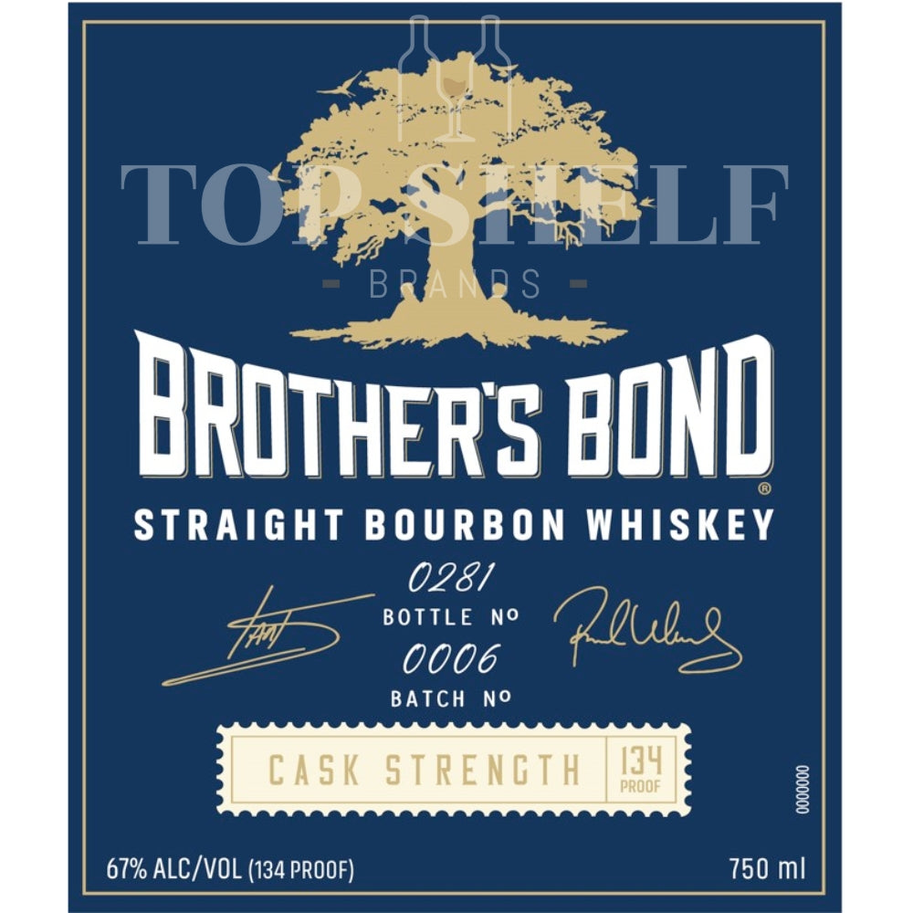 Buy Brother's Bond Cask Strength Bourbon Batch #6 By Ian Somerhalder & Paul Wesley Online -Craft City