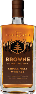 Buy Browne Family Spirits Single Malt Whisky Forest Project 90 750ML Online -Craft City