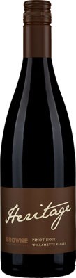 Buy Browne Family Vineyards Pinot Noir Heritage Willamette Valley 2022 750ML Online -Craft City