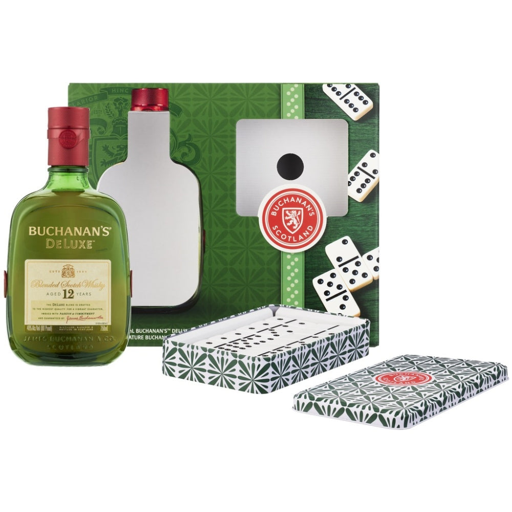 Buy Buchanans Deluxe 12 Year Old W/Dominoes Set Online -Craft City