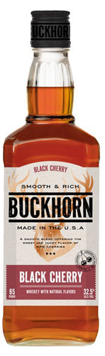 buckhorn black cherry whisky 750ml