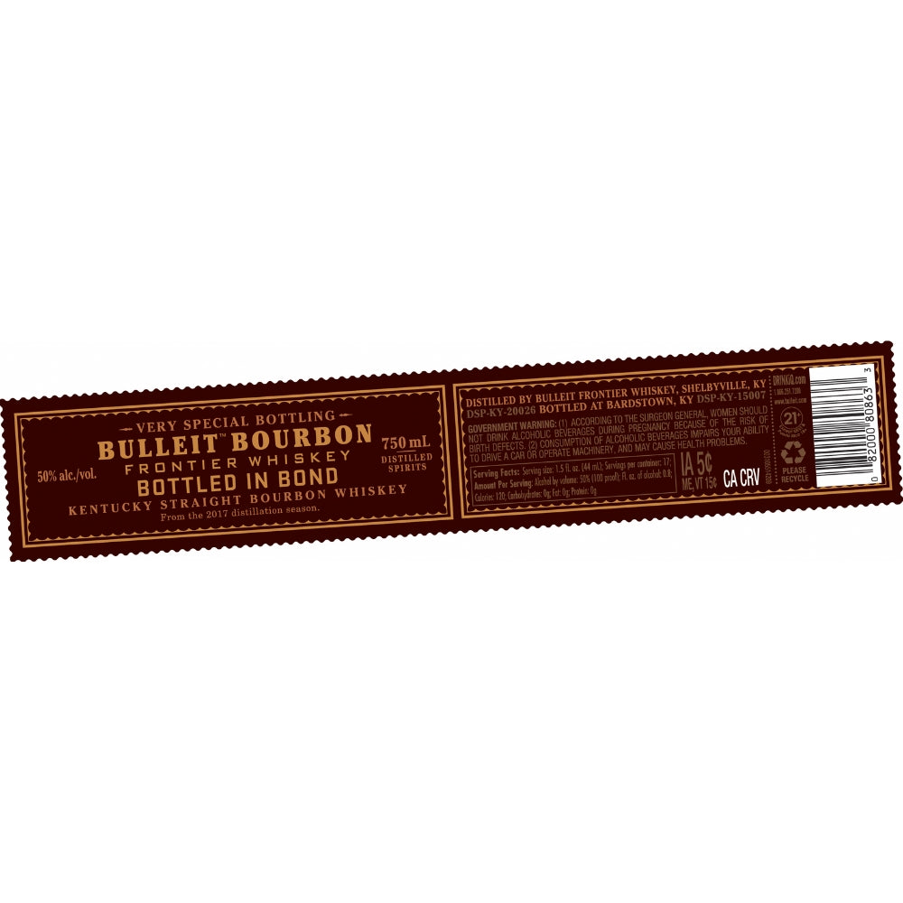 Buy Bulleit Bottled in Bond Bourbon Online -Craft City