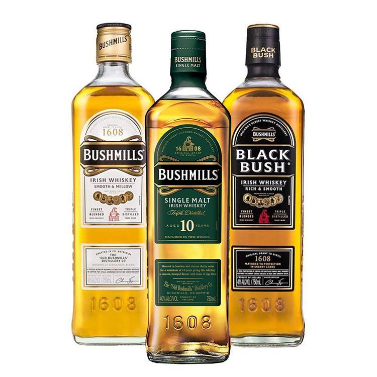 Buy Bushmills Irish Whiskey & 10 Year & Black Bush Bundle Online -Craft City