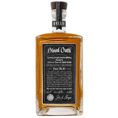 Blood Oath Pact No. 10 Bourbon Whiskey