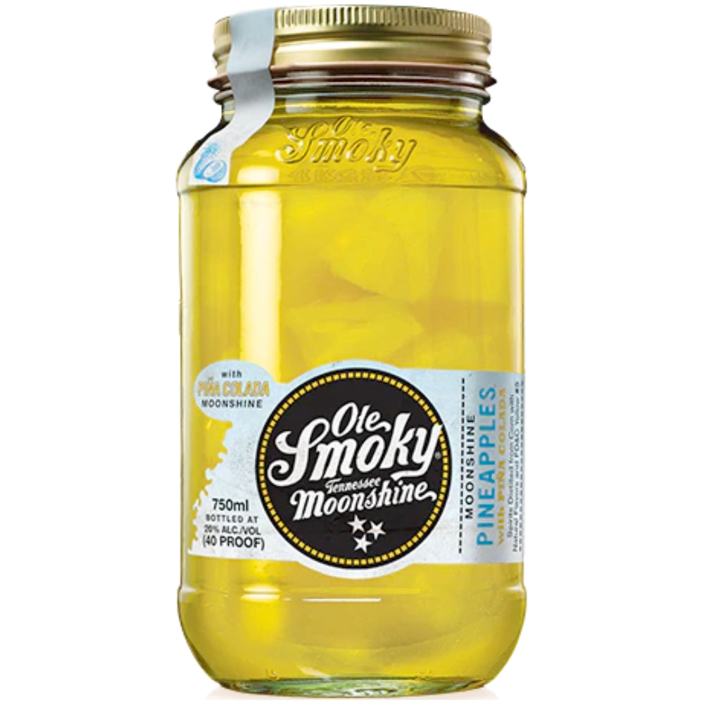 Ole Smoky Pineapples with Pina Colada Moonshine