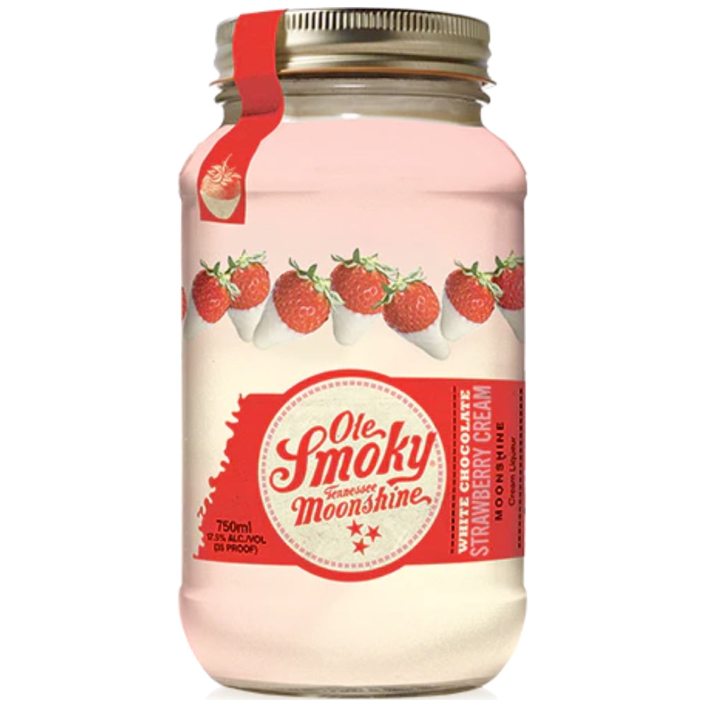 Ole Smoky White Chocolate Strawberry Cream Moonshine