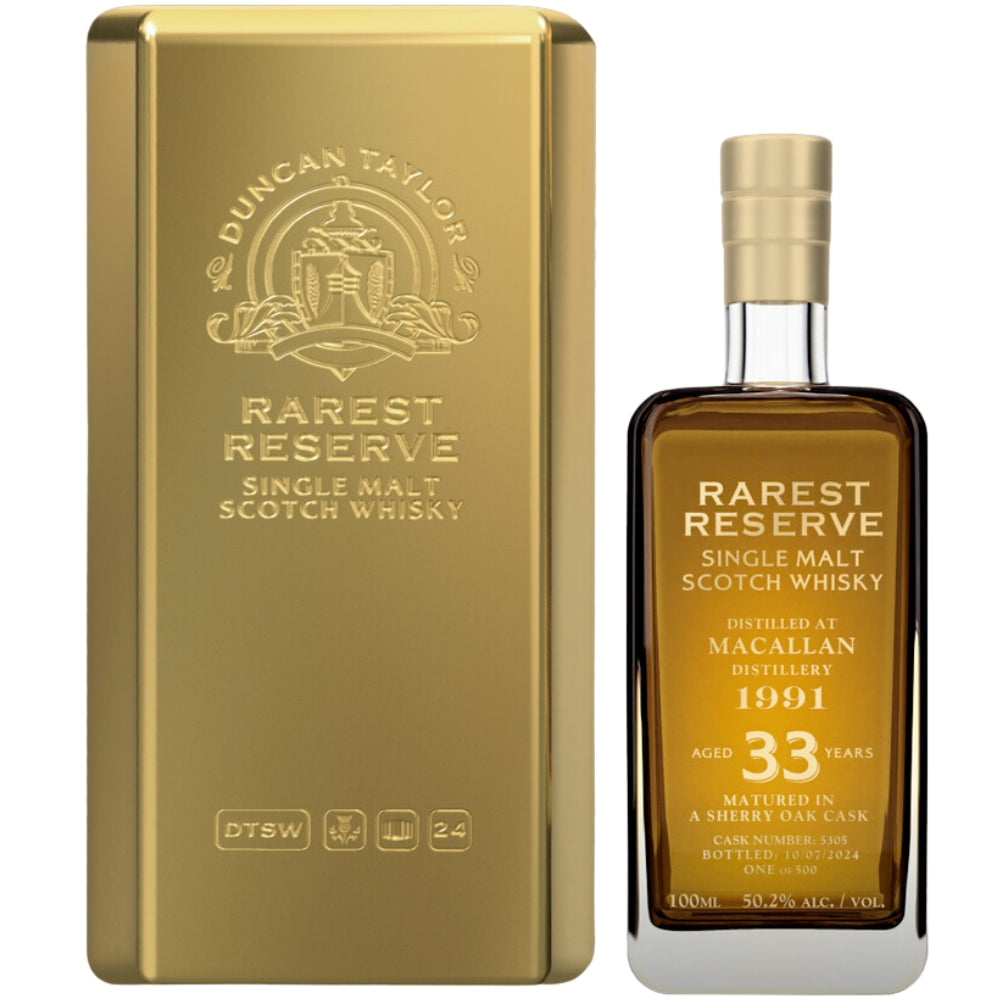 Rarest Reserve 33 Year Old Macallan 1991