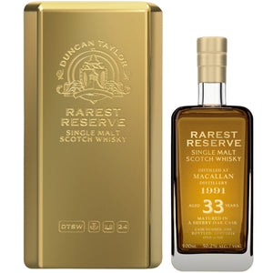Rarest Reserve 33 Year Old Macallan 1991