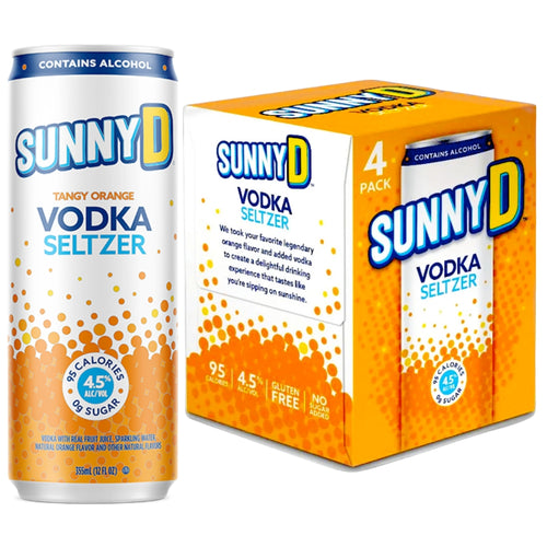 SunnyD Vodka Seltzer 4PK