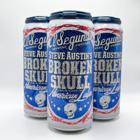 El Segundo Steve Austins Broken Skull American Lager 4PK