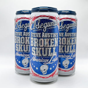 El Segundo Steve Austins Broken Skull American Lager 4PK