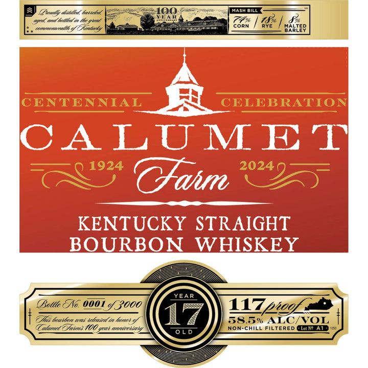 Buy Calumet Farm 100th Anniversary 17 Year Old Bourbon Online -Craft City