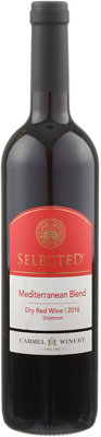 Buy Carmel Winery Red Wine Mediterranean Blend Selected Shomron 750ML Online -Craft City