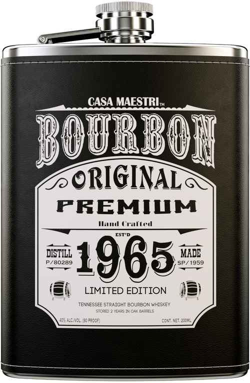Buy Casa Maestri Bourbon Flask 200ML Online -Craft City