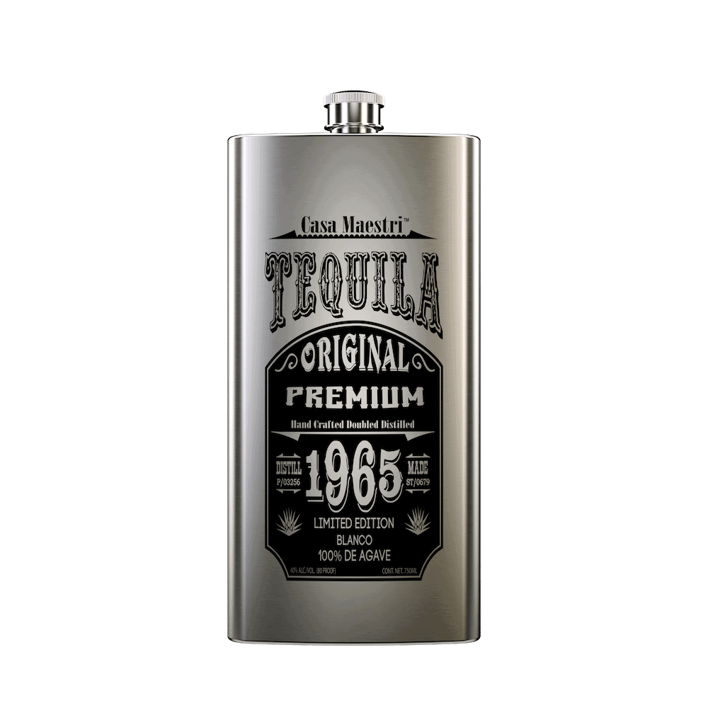 Buy Casa Maestri Tequila Blanco Flask 750ML Online -Craft City