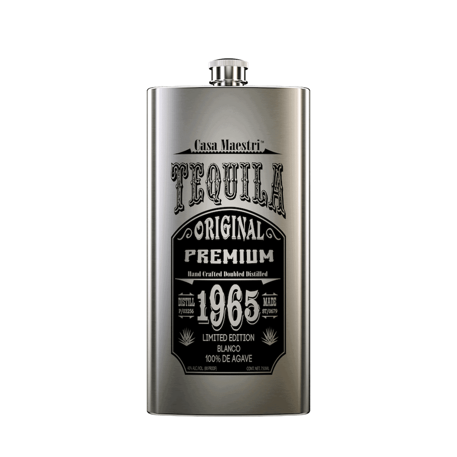 Buy Casa Maestri Tequila Blanco Flask 750ML Online -Craft City