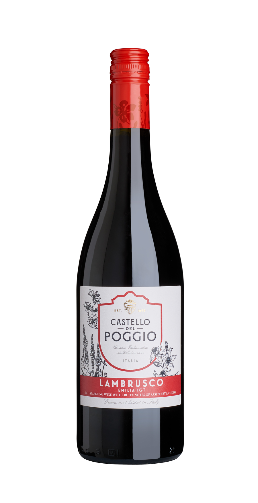 Buy Castello Del Poggio Lambrusco 750ML Online -Craft City
