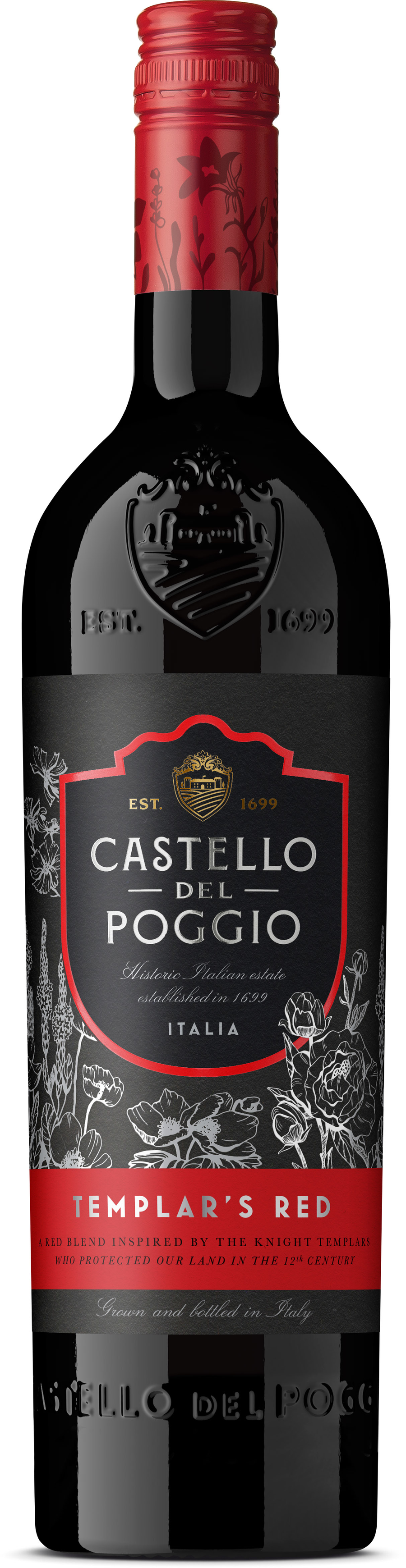 Buy Castello del Poggio Red Blend Templar 750ML Online -Craft City