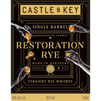 Buy Castle & Key Restoration Rye Single Barrel 2024 Release Online -Craft City