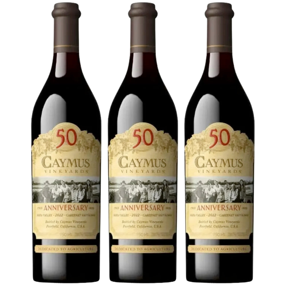 Buy Caymus 50th Anniversary Cabernet Sauvignon 3pk Online -Craft City