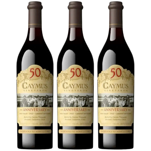 Buy Caymus 50th Anniversary Cabernet Sauvignon 3pk Online -Craft City