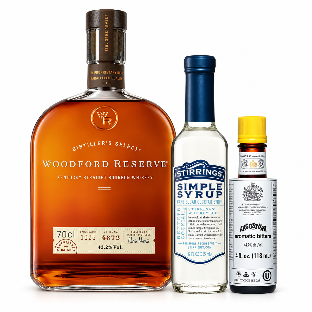 Woodford Reserve Old Fashioned Cocktail Kit 3PK Bundle