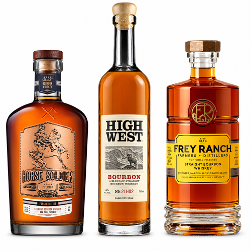 Horse Soldier, High West & Frey Ranch Bourbon 3PK Bundle