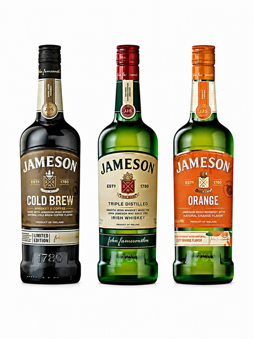 Jameson Irish Whiskey 3pk Bundle