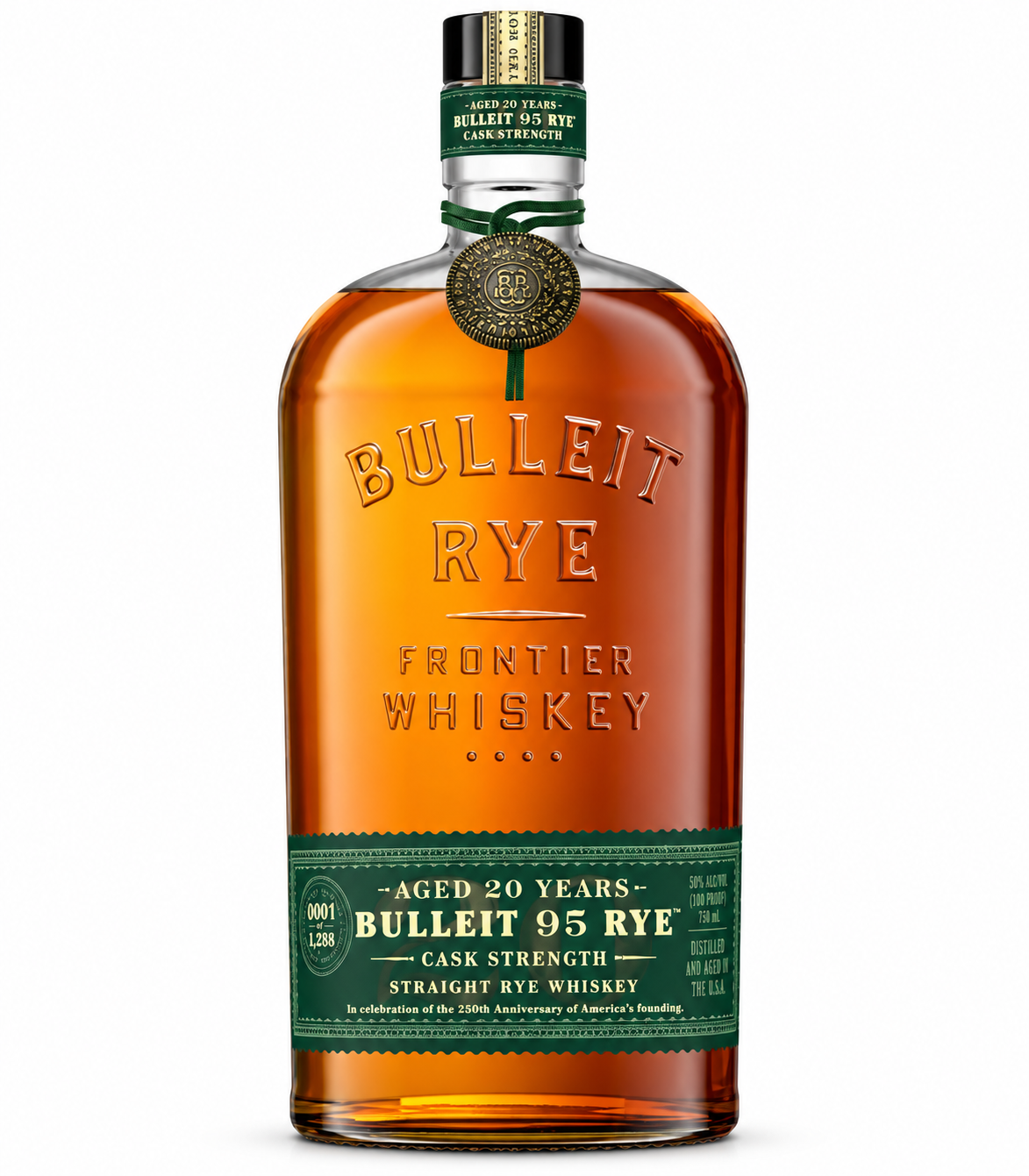 Bulleit 95 20 Year Cask Strength Straight Rye Whiskey