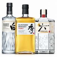 Suntory Toki Whisky, Haku Vodka & Roku Gin 3PK Bundle
