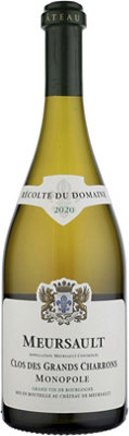 Buy Chateau De Meursault Meursault Clos Des Grands Charrons Monopole 2020 750ML Online -Craft City