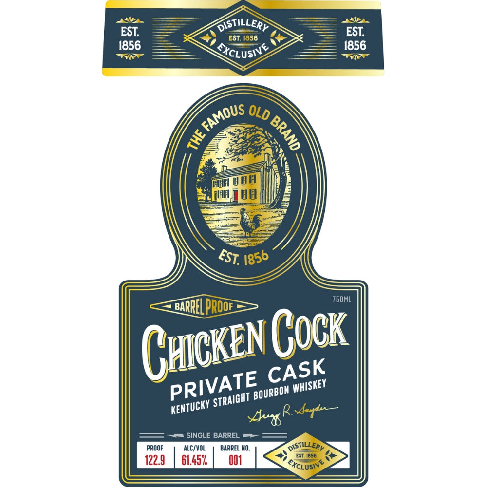 Buy Chicken Cock Single Barrel Private Cask Bourbon Online -Craft City