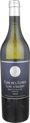 Buy Clos Des Lunes Bordeaux Blanc Lune D'Argent Blanc Sec 750ML Online -Craft City