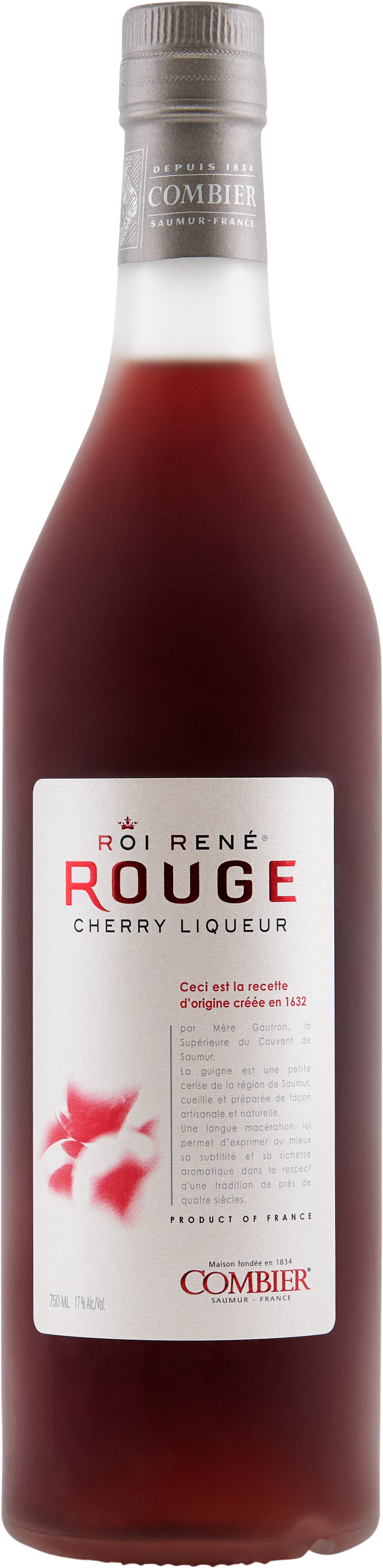 Buy Combier Liqueur Cherry Roi Rene Rouge 750ML Online -Craft City