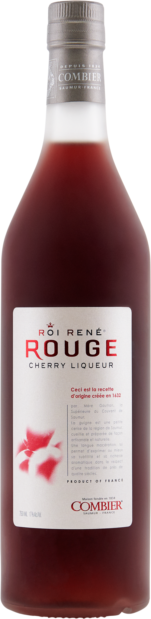 Buy Combier Liqueur Cherry Roi Rene Rouge 750ML Online -Craft City