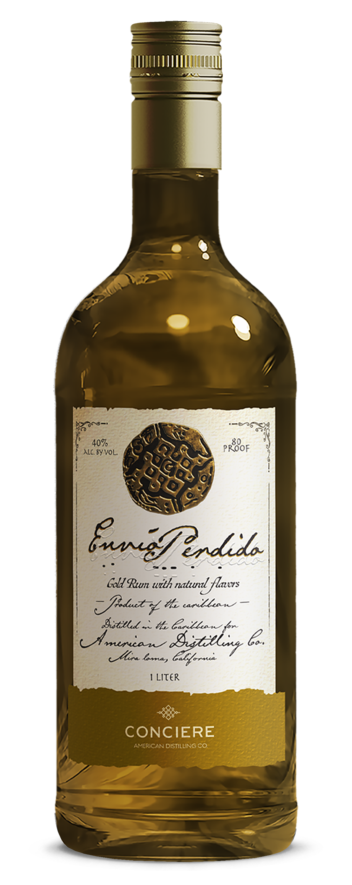 Buy Conciere Rum Gold 1L Online -Craft City