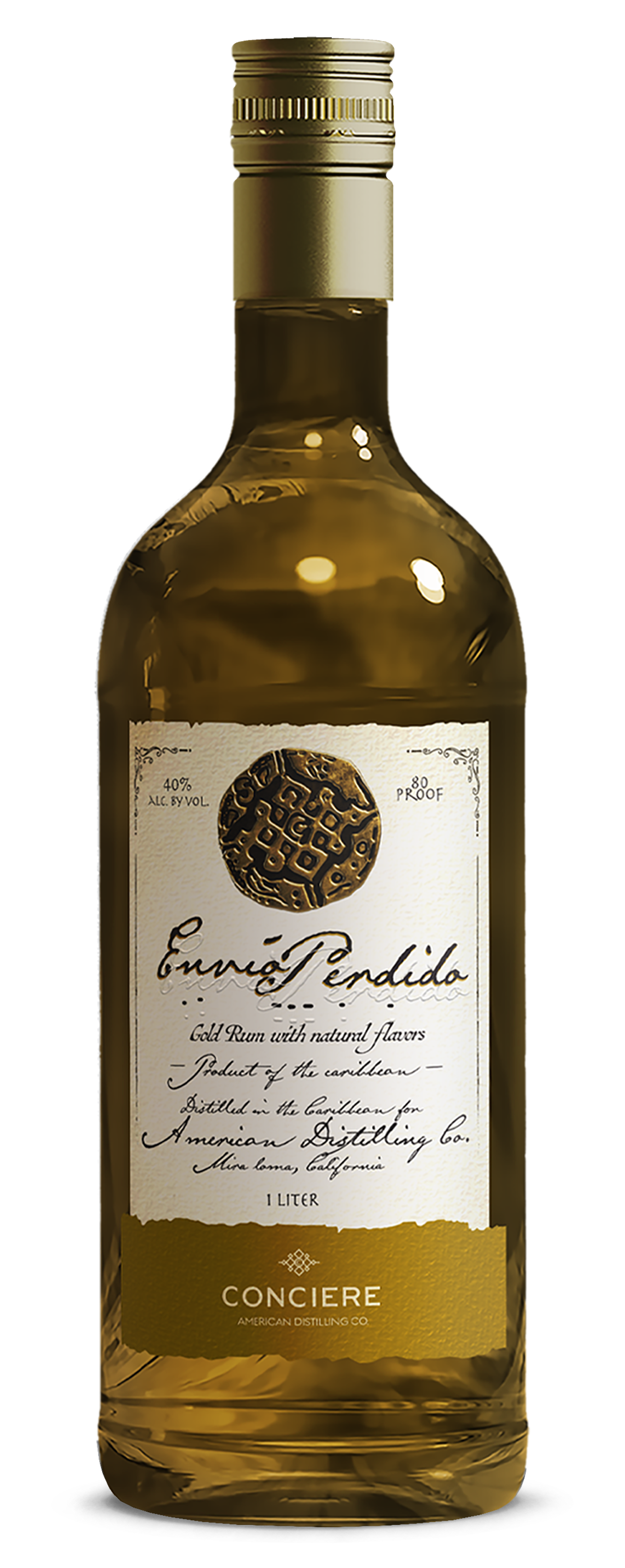 Buy Conciere Rum Gold 1L Online -Craft City