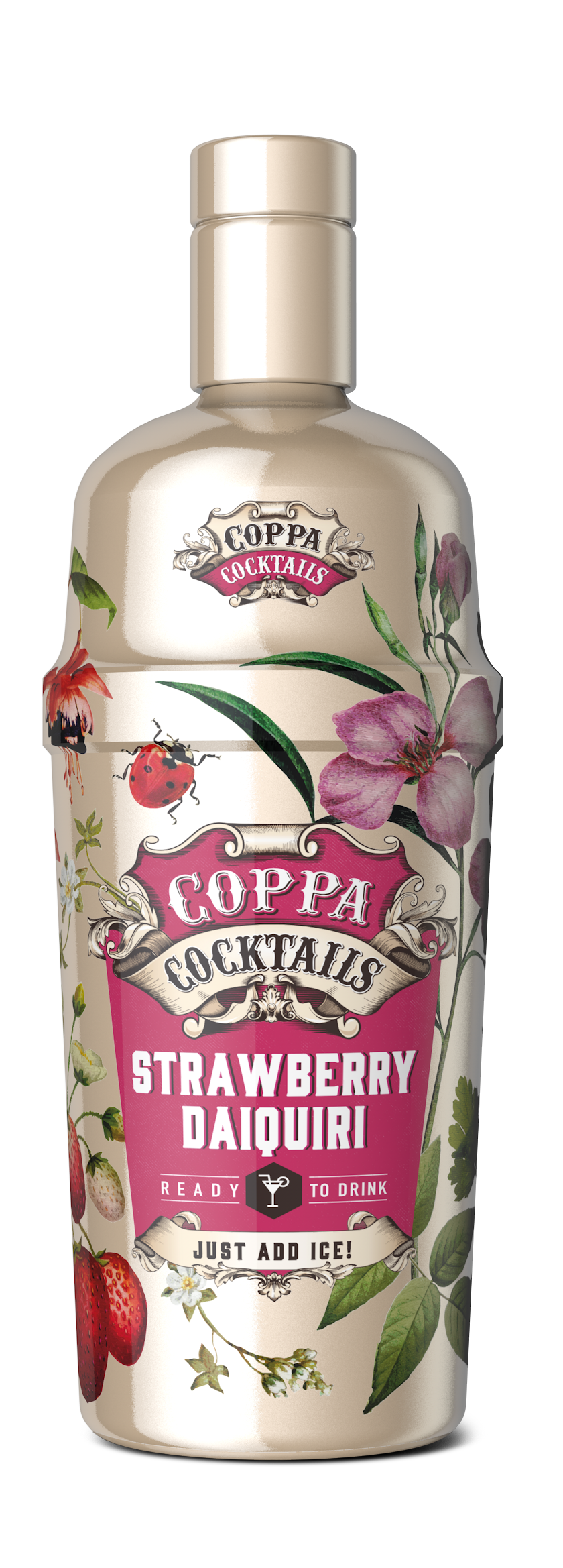 Buy Coppa Cocktail Strawberry Daiquiri 750ML Online -Craft City