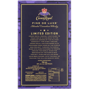 Buy Crown Royal Limited Edition Purple Camo Bag Online -Craft City