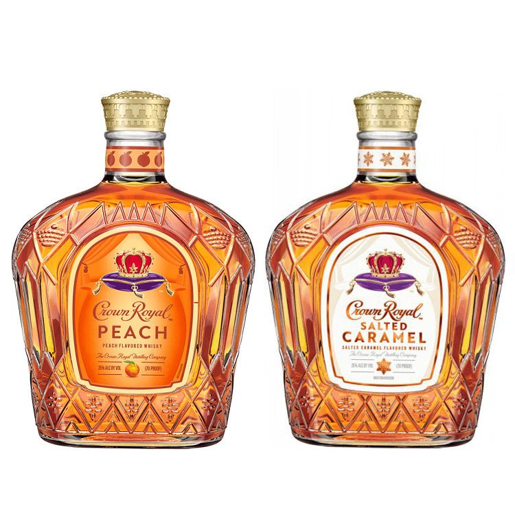 Buy Crown Royal Peach & Crown Royal Salted Caramel Bundle Online -Craft City
