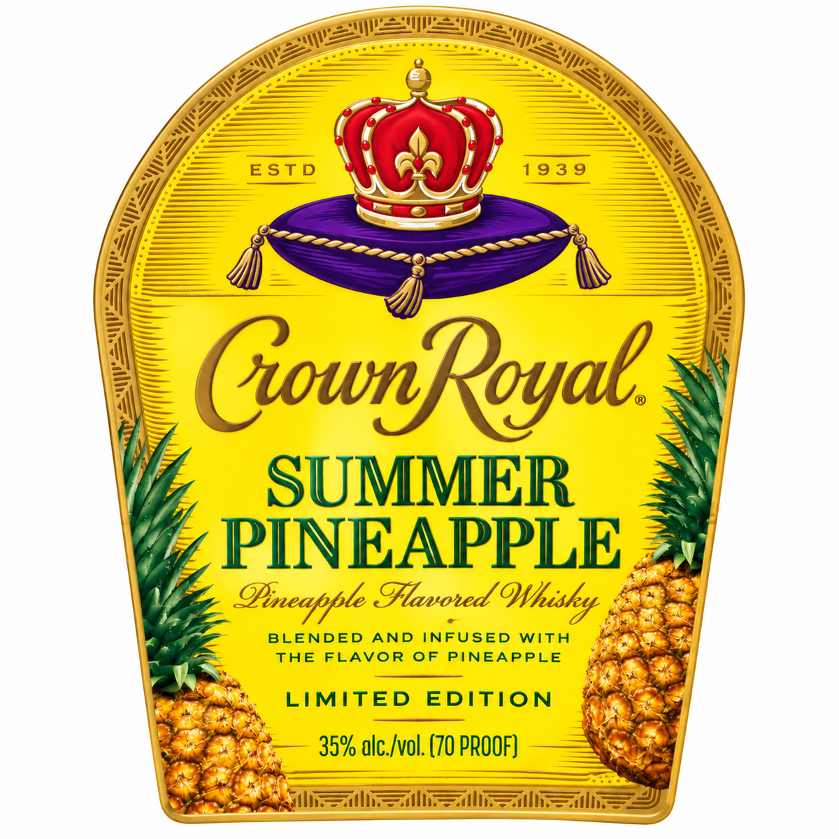 Buy Crown Royal Summer Pineapple Flavored Whisky Limited Edition Online -Craft City