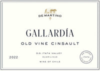 Buy De Martino Cinsault Gallardia Guarilihue Vineyard Itata Valley 2022 750ML Online -Craft City